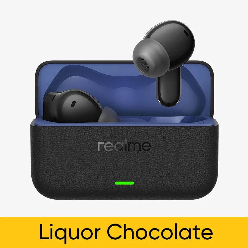 Global Version realme buds T500 pro  12.4mm Bass Driver LHDC Headphones 50dB Reduction Bluetooth 6.1 IP55 TWS Earbuds Wireless