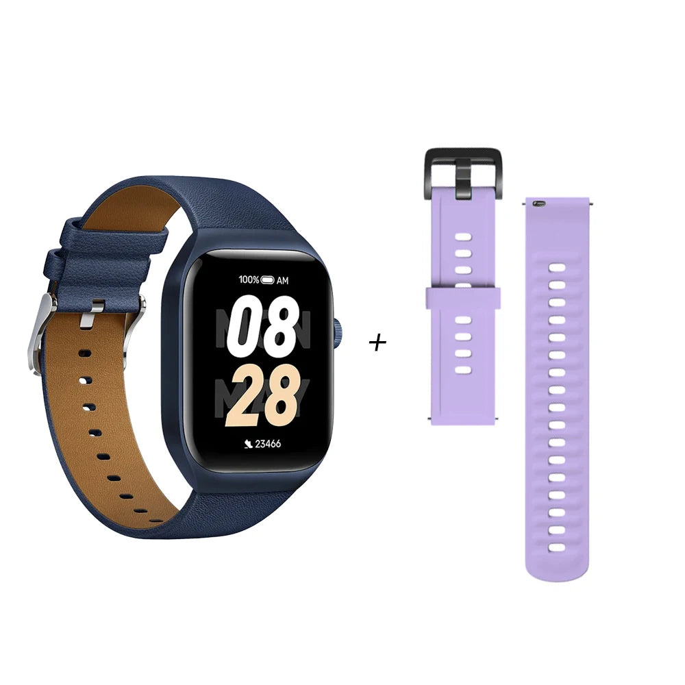 Mibro T2 Smartwatch, posicionamiento GPS, pantalla AMOLED HD de 1.75 pulgadas, AOD, resistencia al agua de 2 ATM, llamadas Bluetooth, relojes inteligentes deportivos para hombres y mujeres
