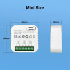 Smart Life WiFi Motorized Swing Gate Sliding Gate Opener Dry Contact 110V 240V Voice Control Works with Tuya  Google Home