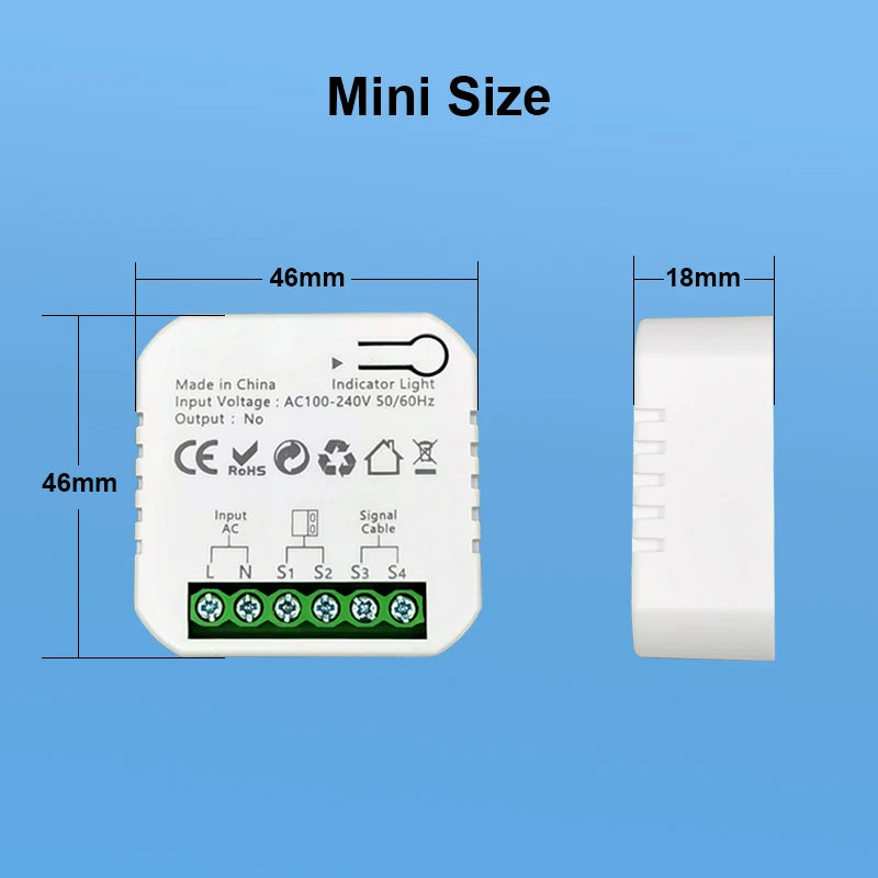 Smart Life WiFi Motorized Swing Gate Sliding Gate Opener Dry Contact 110V 240V Voice Control Works with Tuya  Google Home