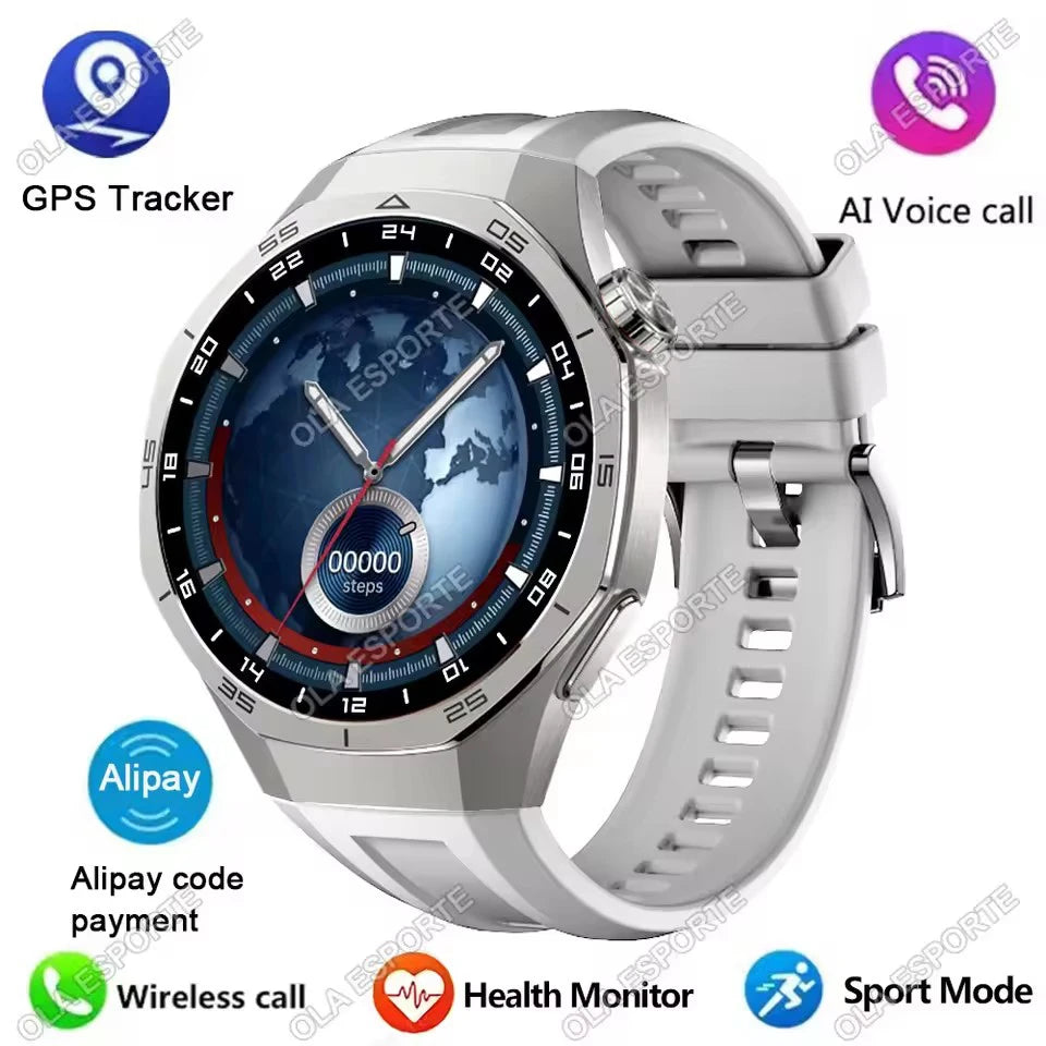 Nuevo Watch 5 Smart Watch 5 Pro Hombre HD AMOLED Pantalla GPS Frecuencia cardíaca Llamada Bluetooth IP68 Impermeable Smartwatch Hombre Regalos de Vacaciones