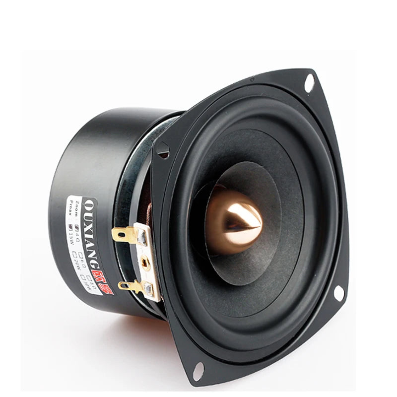 4 Inch Audio Speaker 4 8 Ohm 15-25W Full Range HiFi Speaker Bookshelf Desktop Home Sound Loudspeaker