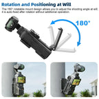 Magnetic Camera Bracket Mount Compatible with DJI OSMO Pocket 3 Expansion Adapter Magnet Steering Holder Bracket Pocket3