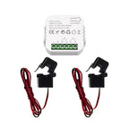 Monitor de energía Smart Life ZigBee, bidireccional de 1 o 2 canales con sensor de corriente, la aplicación monitorea la energía, AC100-240V Requiere Gateway