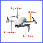 Para DJI Mavic Mini2 Brazo Original Mavic Mini 2 SE/4K Brazo Motor Universal El embalaje está bien probado
