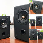 4 Inch Audio Speaker 4 8 Ohm 15-25W Full Range HiFi Speaker Bookshelf Desktop Home Sound Loudspeaker