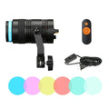 Soonpho Led Lights Projector for Live Streaming Background Atmosphere Photo Lighting with Color Card DIY Snoot Optical Spotlight