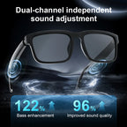 2025 New GL2 Smart Bluetooth Glasses Music Earphones Call Sunglasses Sunglasses Smart Bluetooth Glasses  Night Vision Sunglasses