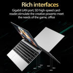NAIWO Laptop Intel N3700 15.6" IPS FHD Intel 4405U Laptop 16GB 2TB SSD 5000mAh Battery Windows 11 Office Laptop Thin and Light