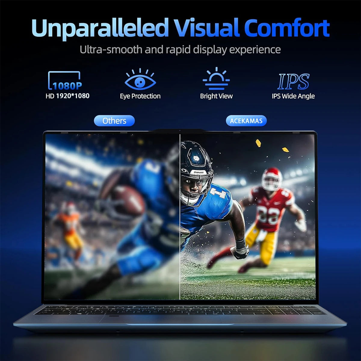 ACEKAMAS 15.6" Portable Gaming Laptop intel Core i9 10980HK IPS Windows 11 Pro Laptops Computer 16GB RAM 1TB 2TB SSD Notebook PC