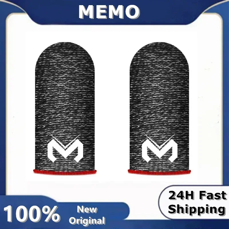 1/2/3 Pair MEMO Silver Fiber Gaming Finger Sleeve for PUBG Game Finger Cover Sensitive Touch Screen Sweatproof Fingertips Gloves