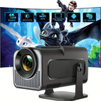 HY320Mini 4K Smart Video Projector,720P HD, 200ANSI Brightness,for Android 11.0,180° Rotatable for Home Theater and Outdoor Use