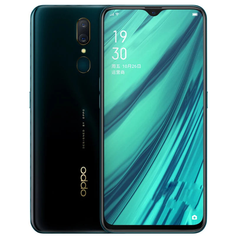 OPPO F11 smartphone Global firmware 4020mAh battery Android 9.0 CPU Helio P70 Rear camera 16MP Rear fingerprint used phone