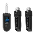 XLR Transmitter and Receiver Microphone Wireless System Wireless Mic Adapter for Audio Mixer Dynamic Mic Electric Guitar Bass