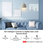 Tuya ZigBee Smart Key Switch Control Remoto Inalámbrico Interruptor Inteligente de Enlace Multiescena Alimentado por Batería Automatización