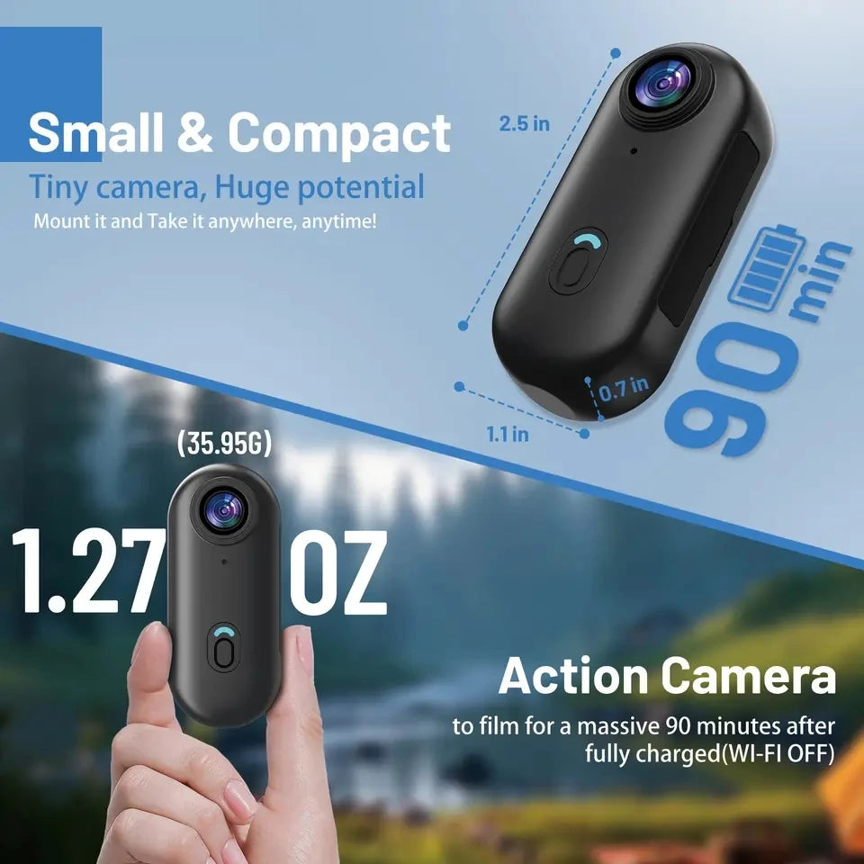 4K Mini Body Camera 64GB