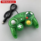 Mando con cable multicolor para consola NGC Mando Joypad para GameCube NGC Joystick clásico Mando para consola de juegos retro Accesorios