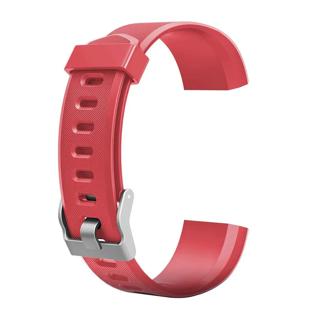 Colorful Replacement Watchband Adjustable Comfortable Silicone Watchband Replacement for ID 115 Plus HR Smart Watch Accessories