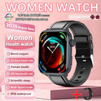 2025 New NFC Smart Watch Women AMOLED HD Screen IP68 Waterproof Blood Oxygen Heart Rate BT Call Smartwatch Watch