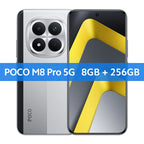 Global Version POCO M8 Pro 50MP main Camera 6.83"CrystalRes AMOLED display mobilephones Smartphone Snapdragon® 7s Gen 4