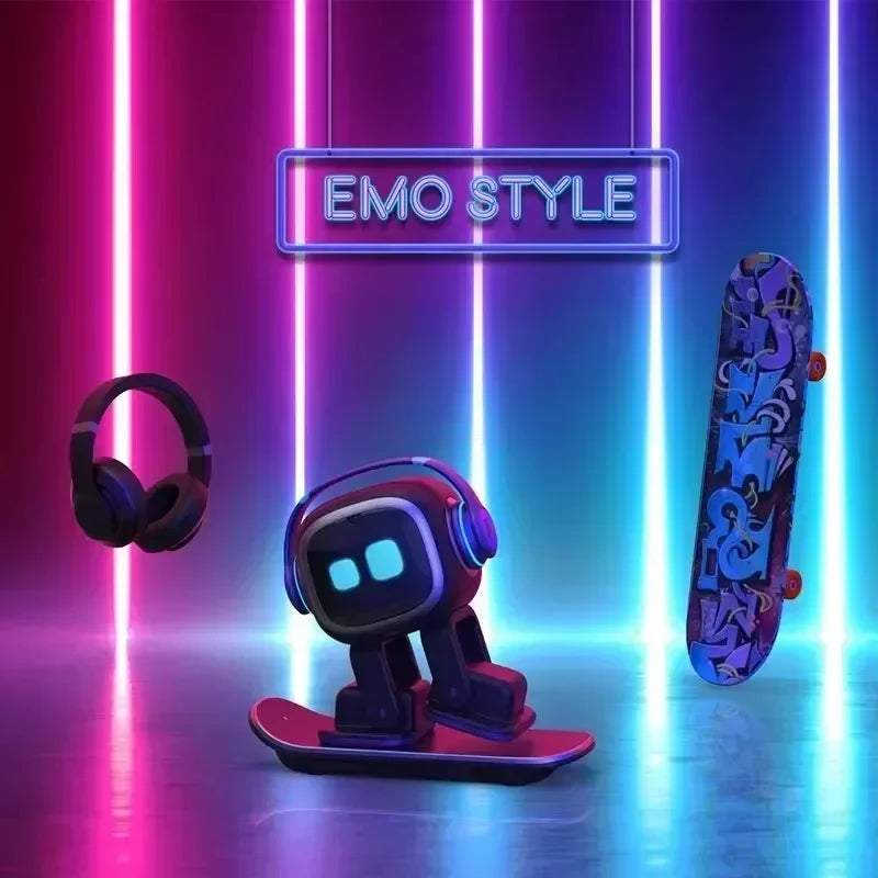 EMO Robot Toy Desktop Pet Intelligent Ai Electronic Accompanying Decoration Electronic Advanced Smart Pet Children's Toys Gift