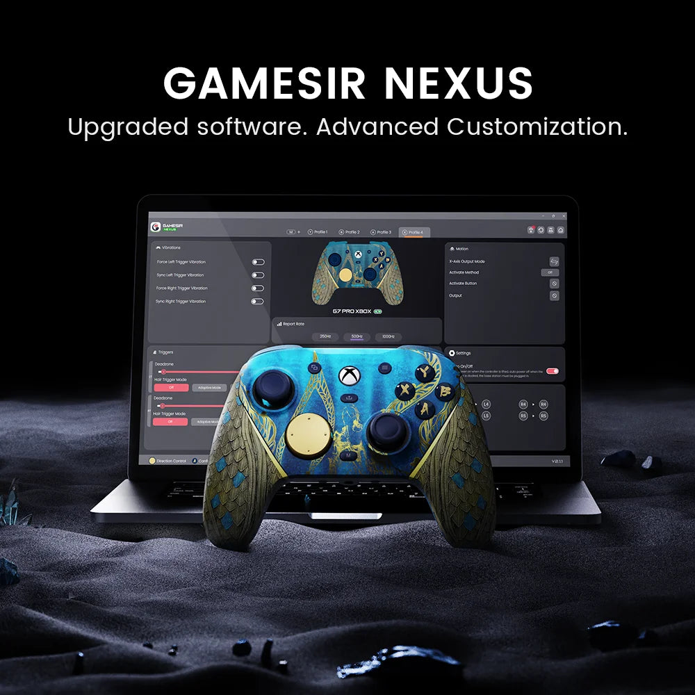 GameSir G7 Pro Wuchang Wireless Xbox Gaming Controller – Charging Dock, TMR Joytick, Hall Effect Trigger, Swappable Faceplate