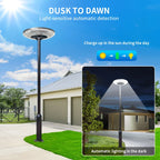  Waterproof Solar UFO Light Outdoor LED Post Lamp for Patio, Yard & Pathway