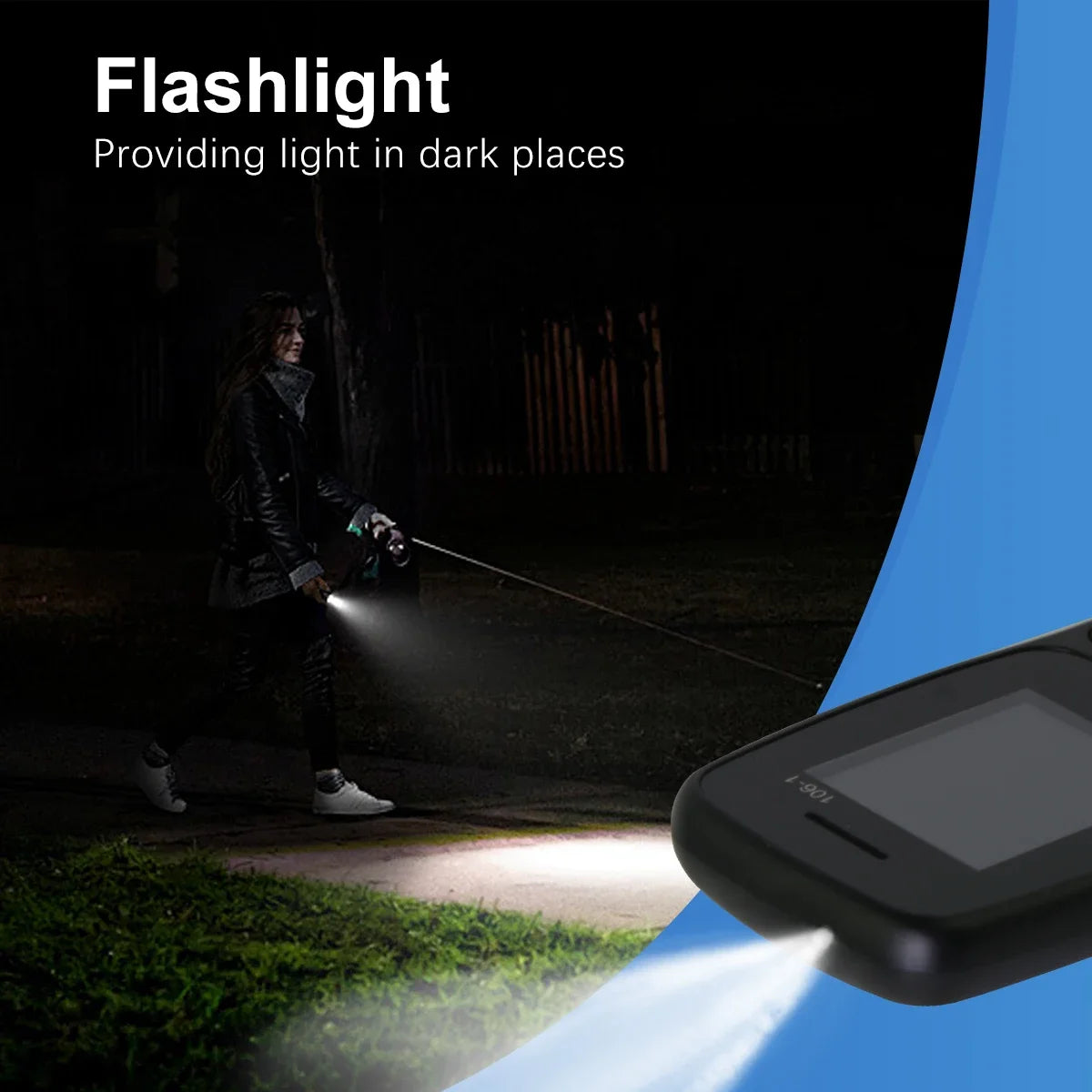 MKTEL 106 Black Phone, SC6533G, 1.77" Screen, 800mAh Battery, Quad Band, Speaker, Flashlight, with Box & Manual