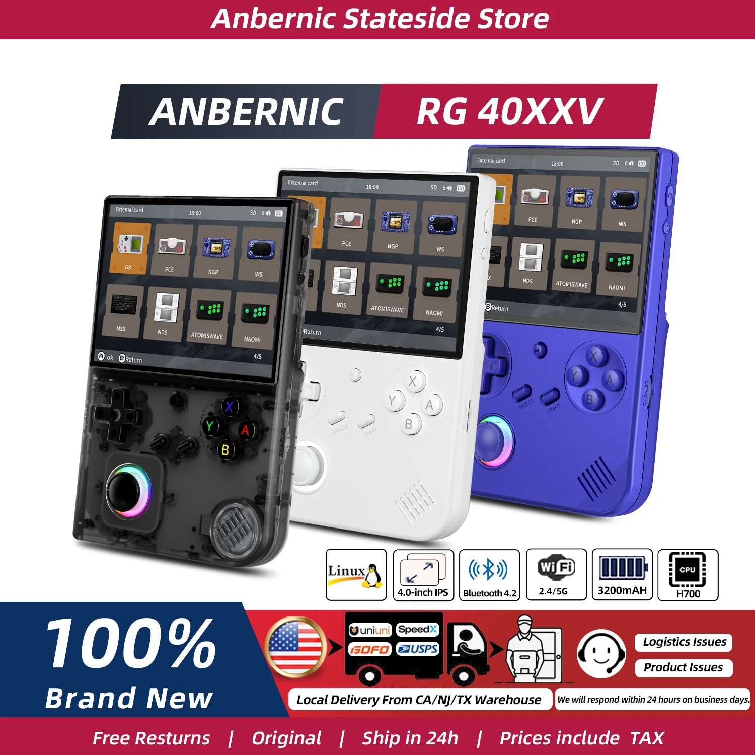 ANBERNIC  Retro Handheld Game Console
