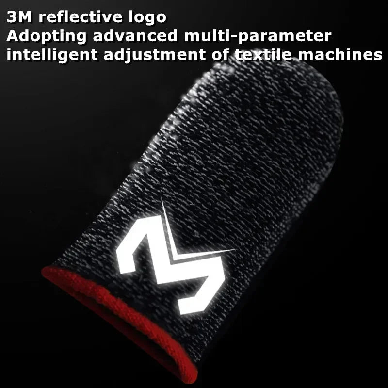 1/2/3 Pair MEMO Silver Fiber Gaming Finger Sleeve for PUBG Game Finger Cover Sensitive Touch Screen Sweatproof Fingertips Gloves