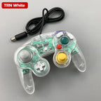 Mando con cable multicolor para consola NGC Mando Joypad para GameCube NGC Joystick clásico Mando para consola de juegos retro Accesorios