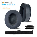 TOURFOUR Replacement Earpads for Audio Technica ATH-M50x,M50xBT,M40x,M30x,M20x,MSR7 Headphones Ear Cushion Sleeve Earmuffs