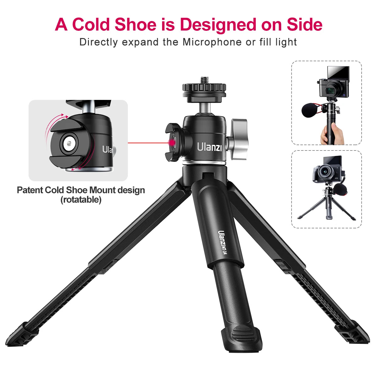 Ulanzi MT-14 Aluminum Alloy Tripod