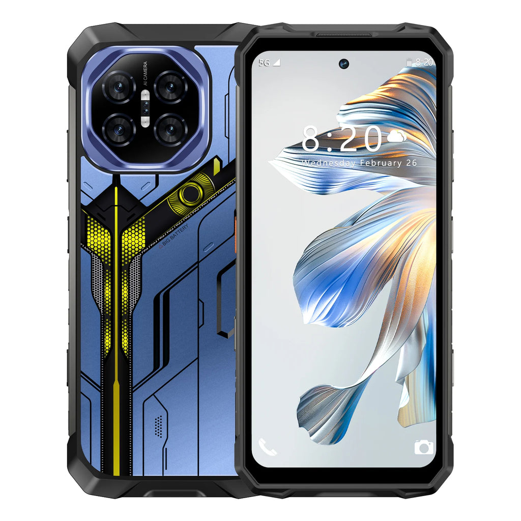 [World First] IVMI S26 Rugged Phone 10000mAh 24GB+512GB RAM 7.2" HD+Screen Android 15 108MP Main Camera Durable NFC Smartphone