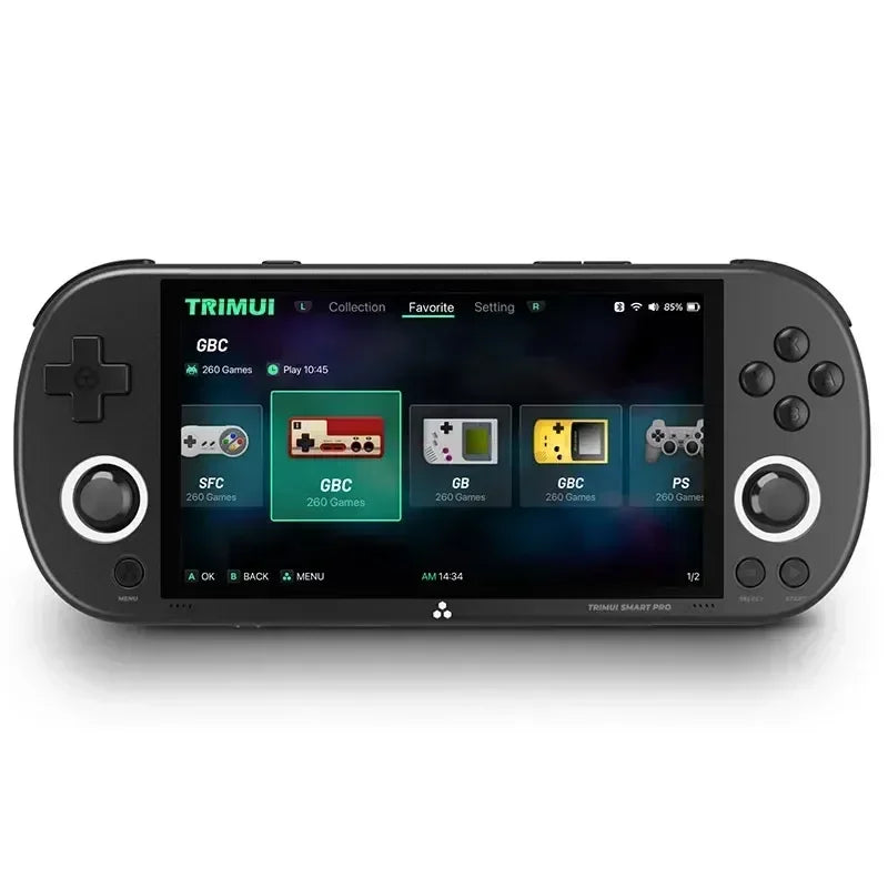 S TRIMUI Smart Pro open source handheld game console retro arcade HD 4.96 inch ips screen game console Linux system battery life