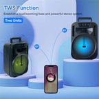 6.5" Portable Bluetooth Subwoofer