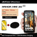 Ulefone Armor Mini 20 4G 4.7" Rugged Phone 64MP Night Camera Android 14 Smartphone 6200mAh Mobile phone NFC 16GB+256GB 33W G99
