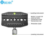 BEXIN Aluminium 50mm/70mm/90mm/110mm Quick Release Clamp Tripod Ball Head Mount Clamp for Arca-Swiss Standard Camera Monopod