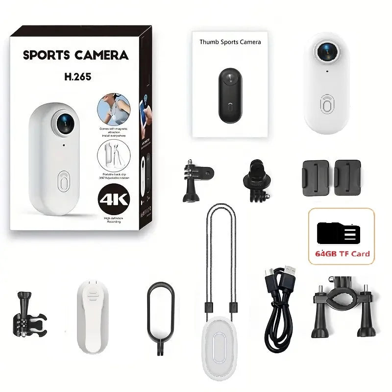4K Mini Body Camera 64GB