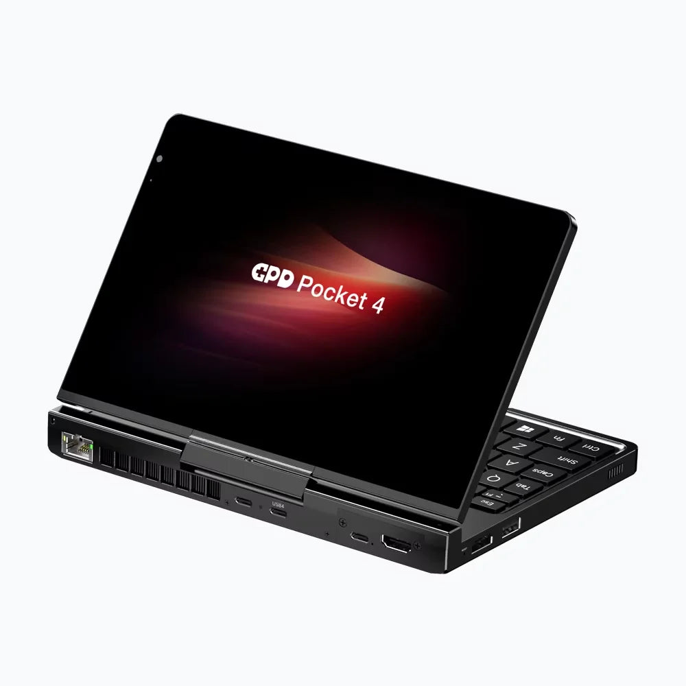¡Nueva versión 2025! GPD Pocket 4 de 8,8 pulgadas con AMD AI 9 HX 370, 64 GB de RAM, 2 TB NVMe, resolución 2.5K y tasa de refresco de 144 Hz, Mini Portátil para Gaming