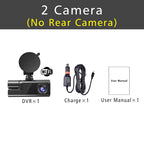 WIFI 3 Camera Car DVR Mini 1080P