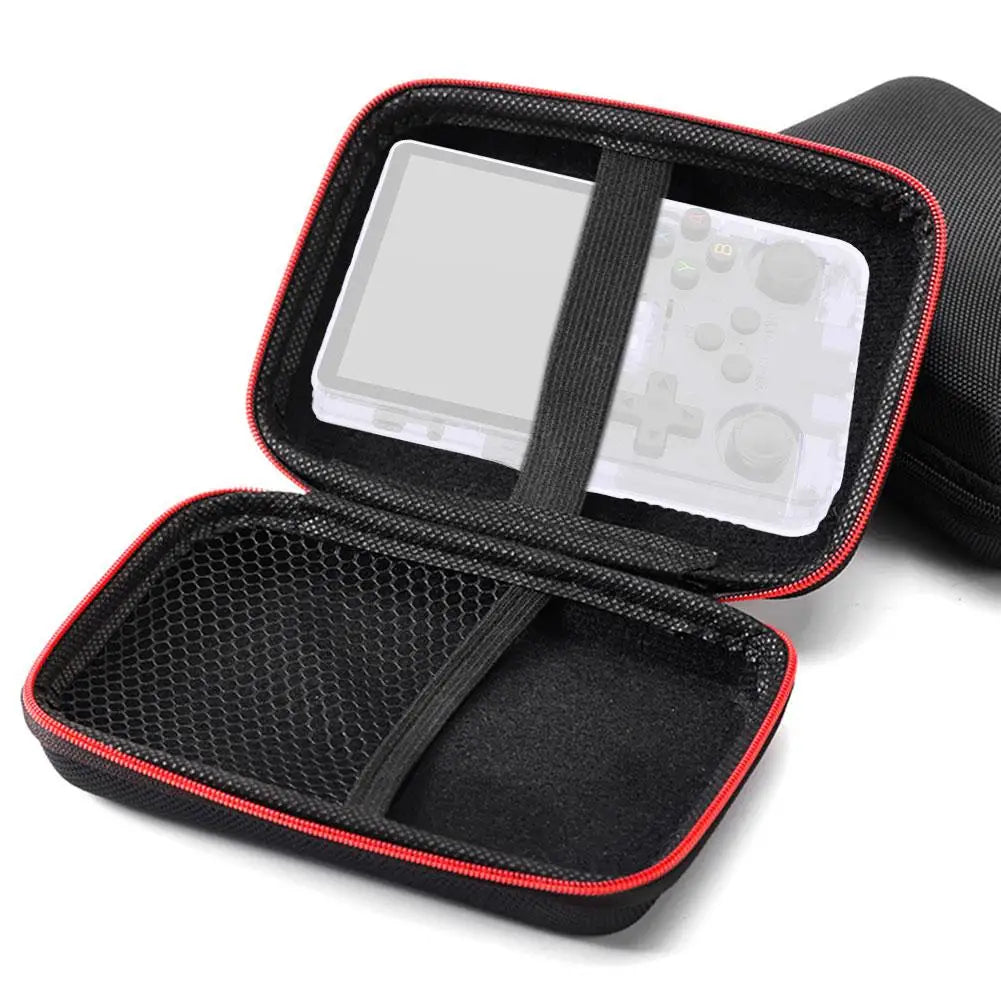 1pc R36S Case Storage Bag For R36S R35S Black Red Color EVA Cloth Game Console Hard Shockproof Protective Case Gaming Accessorie