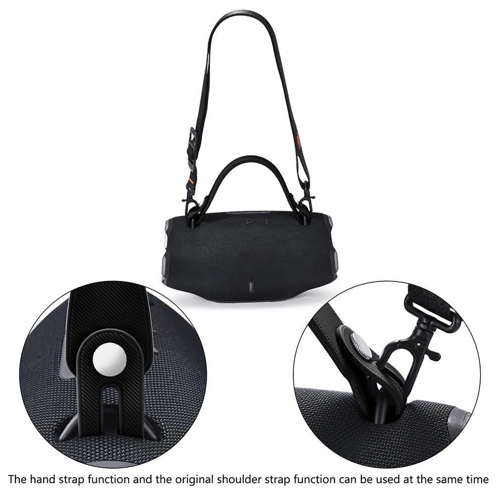 Speaker Handle Strap for JBL Xtreme 2/ Xtreme 3/Xtreme 4 BT Speaker Silicone Detachable Speaker Grip Tape Screws Handle Strap
