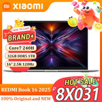 Xiaomi REDMI Book 16 2025 Core7-240H 32GB+1TB 16inch 2.5K 120Hz Screen