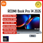 Xiaomi REDMI Book Pro 14 Laptop Ultra 7 255H/Ultra 5 225H Intel Arc Graphics 32GB LPDDR5X 1T SSD 14-inch 120Hz 2.8K Screen