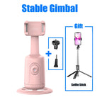 FANGTUOSI 360 Rotation Gimbal Stabilizer With Selfie Tripod Follow Shooting Function gimbal For Tiktok Live Video Photography