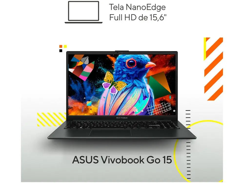 ASUS Vivobook Go 15 Notebook AMD Ryzen 5 7520U 8GB RAM 512GB SSD 15.6" Full HD Windows 11 E1504FA-NJ836W