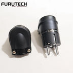 Furutech High Performance Angled Schuko plug Mains Right Angle Plug  90° IEC Female Socket HIFI Power Connector made in japan