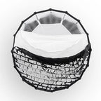 AMBITFUL QD-P70 70CM QD-P90 90CM QD-P120 120CM Quickly Release Parabolic Deep Softbox Grid for Bowens Elincrhom Mount