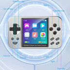 6000 in 1 Open Source Handheld Game Console forMagsafe 15W Fast Charging PowerBank Linux System 1:1 Inch IPS Screen Classic Gift